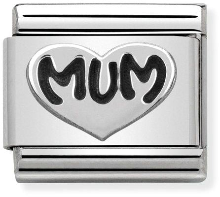 Nomination Classic Silver Symbols Mum Charm