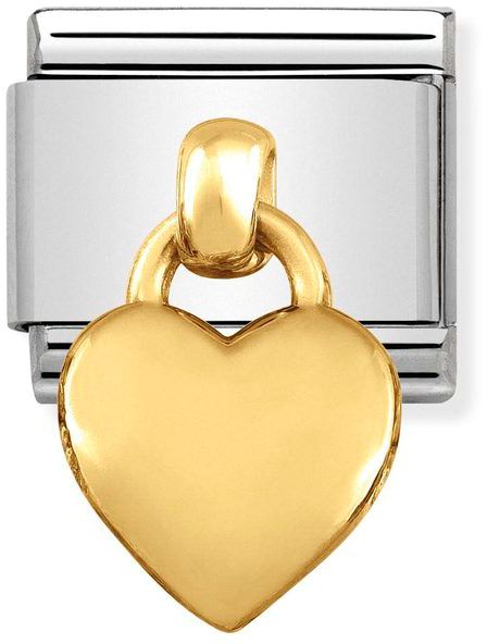 Nomination Classic Gold Charms Pendant Heart Charm