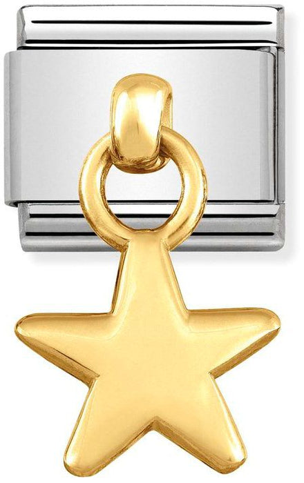 Nomination Classic Gold Charms Pendant Star Charm
