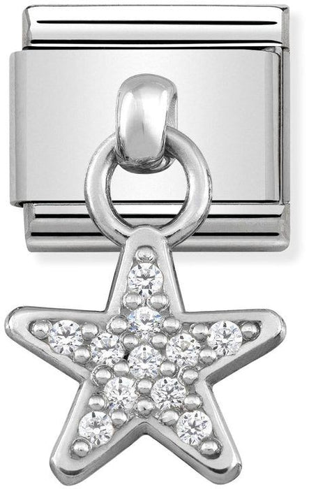 Nomination Classic Silver Charm Star Drop Charm