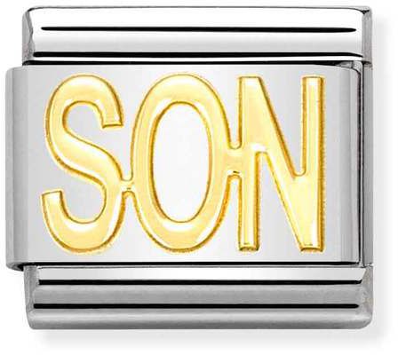 Nomination Classic Gold Writings Son Charm
