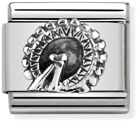 Nomination Classic Silver Monument Relief London Eye Charm