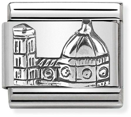 Nomination Classic Silver Monument Relief Duomo Cathedral Charm