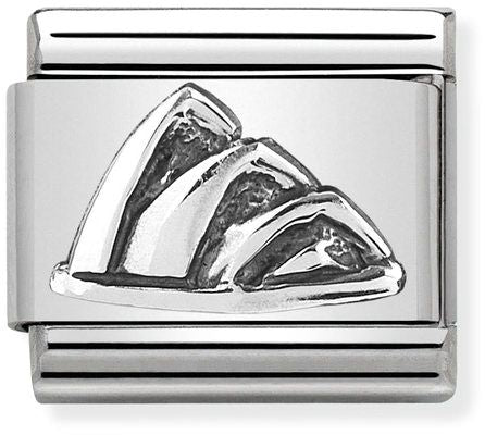 Nomination Classic Silver Monument Relief Sydney Opera House Charm