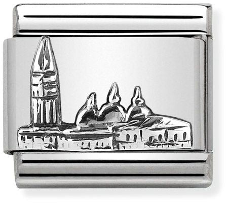 Nomination Classic Silver Monument Relief St Marks Charm