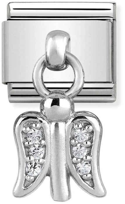 Nomination Classic Silver  Charm Angel Drop Charm