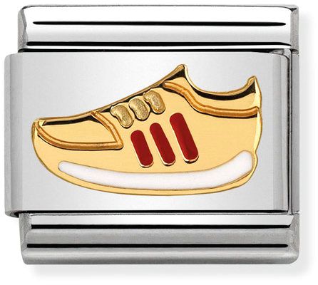 Nomination Classic Gold Sports Red Shoe Charm