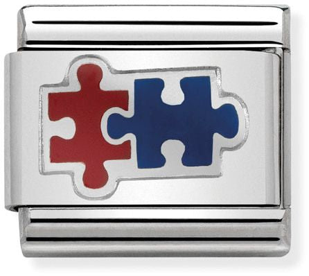 Nomination Classic Silver Symbols Jigsaw Puzzle Charm