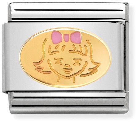 Nomination Classic Gold Daily Life Little Girl Charm