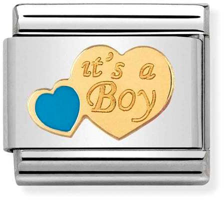 Nomination Classic Gold Daily Life Its A Boy Charm