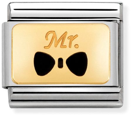 Nomination Classic Gold Plates Mr Charm