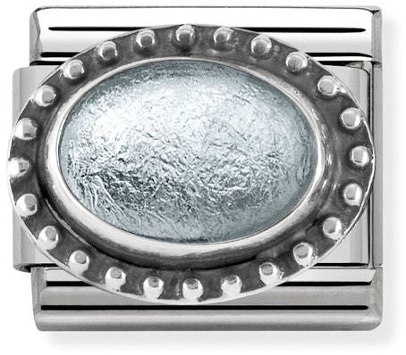 Nomination Classic Silver Cubic Zirconia Rock Crystal Silver Drusie Charm