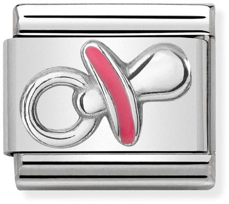 Nomination Classic Silver Symbols Pink Dummy Charm