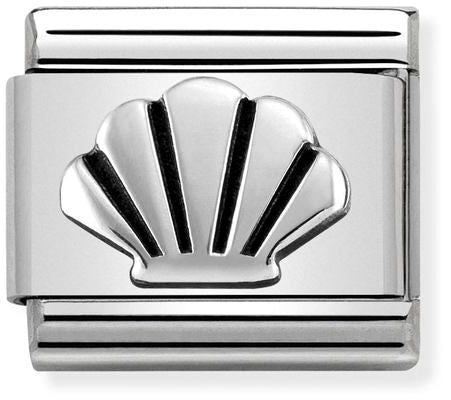 Nomination Classic Silver Oxidised Symbols Shell Charm
