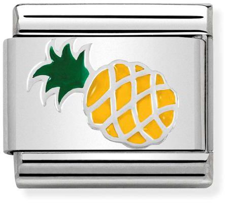 Nomination Classic Silver Symbols Pineapple Charm