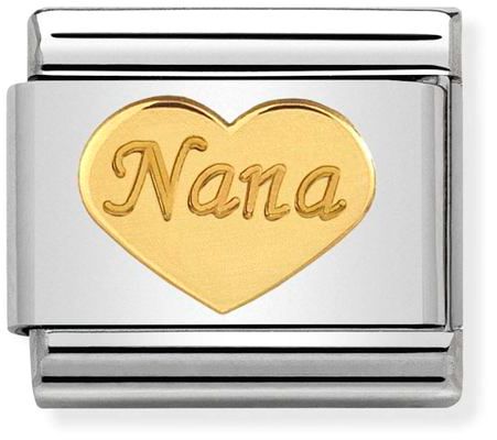Nomination Classic Gold Symbols Nana Heart Charm