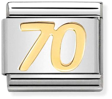 Nomination Classic Gold Numbers 70 Charm