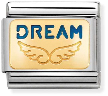 Nomination Classic Gold Plates Angel Dream Charm