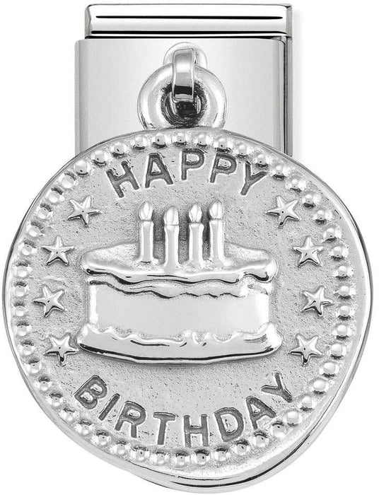 Nomination Classic Silver Classic Charms Happy Birthday Drop Charm