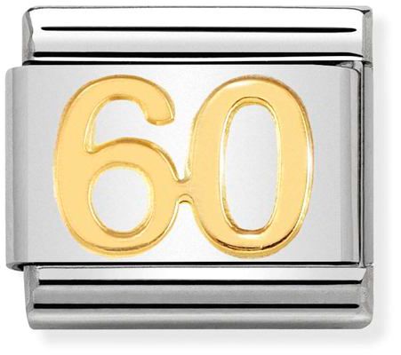 Nomination Classic Gold Numbers 60 Charm
