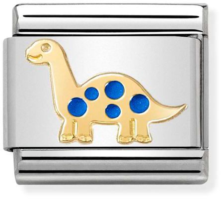 Nomination Classic Gold Symbols Brontosaurus Charm