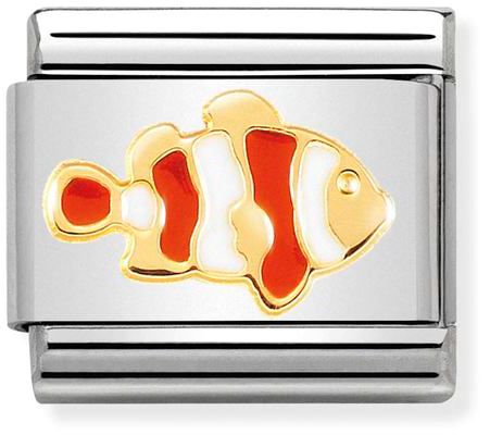 Nomination Classic Gold Symbols Clownfish Charm