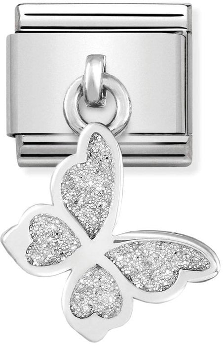 Nomination Classic Silver Classic Charms Butterfly Drop Charm