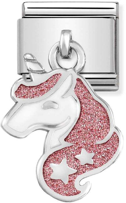 Nomination Classic Silver Classic Charms Unicorn Drop Charm