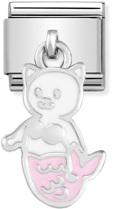 Nomination Classic Silver Classic Charms Mermaid Cat Drop Charm