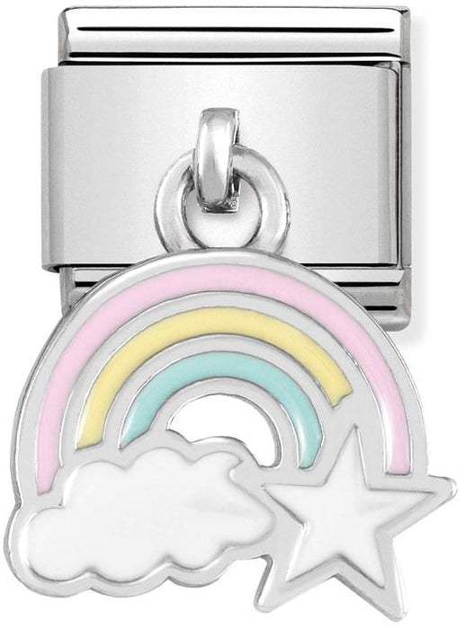 Nomination Classic Silver Classic Charms Rainbow Drop Charm