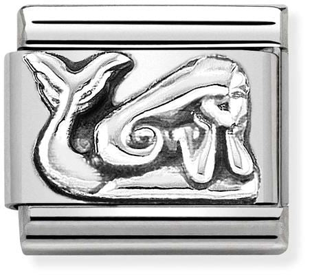 Nomination Classic Silver Oxidised Symbols Mermaid Charm