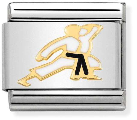 Nomination Classic Gold Sports Karate Charm