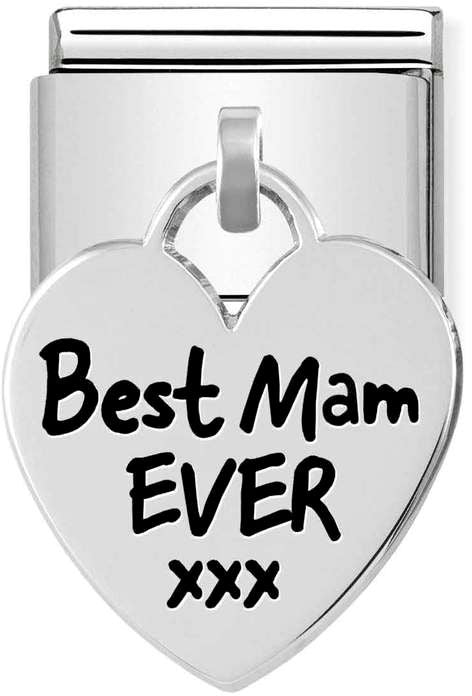 Nomination Classic Silver Classic Charms Best Mum Ever Drop Charm