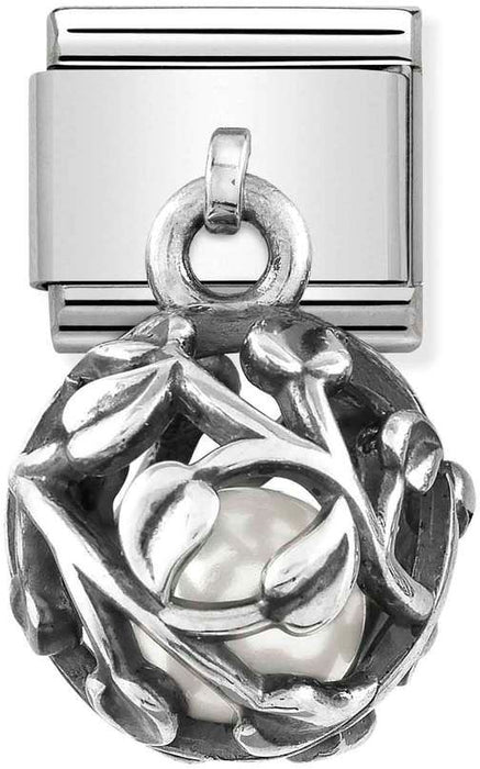 Nomination Classic Silver Classic Charms White Pearl Drop Charm