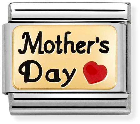 Nomination Classic Gold Classic Plates Mother Day Charm