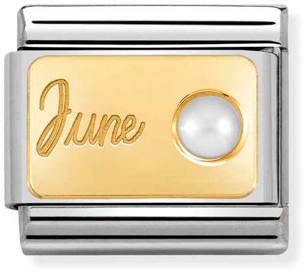 Nomination Classic Gold Month With Stone June Charm