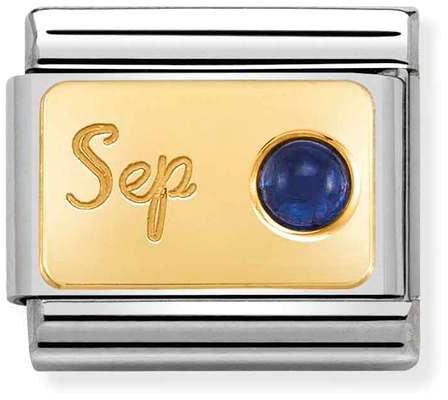 Nomination Classic Gold Month With Stone September Charm