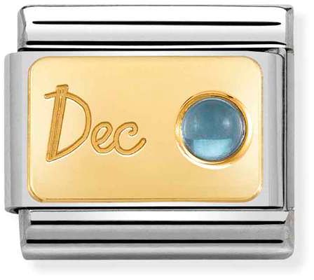 Nomination Classic Gold Month With Stone December Charm