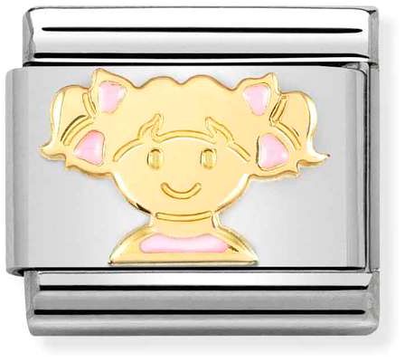 Nomination Classic Gold Symbols Angel Of Happy Endings Charm main image 0