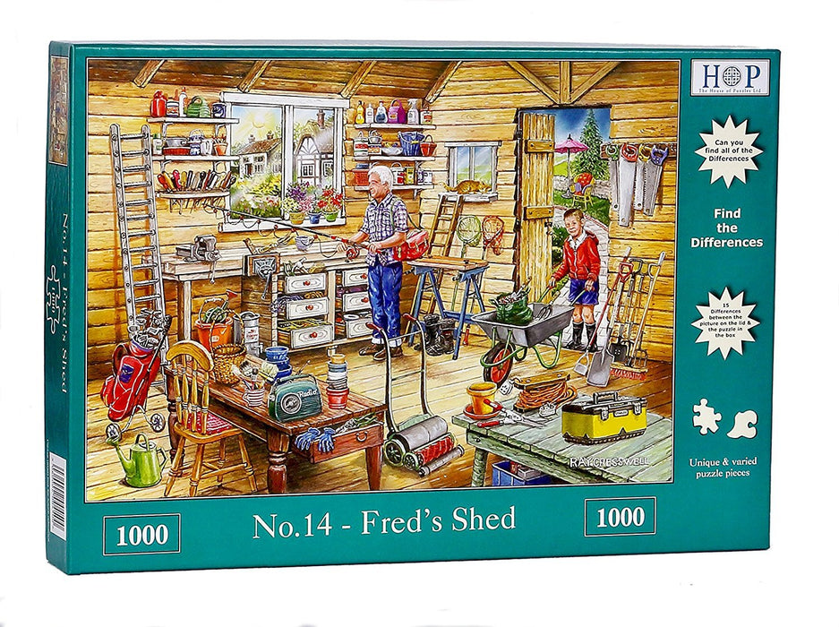 HOP Fred's Shed 1000 Piece Jigsaw Puzzle