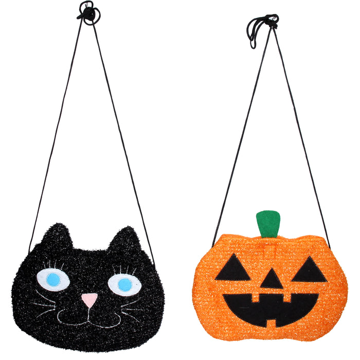 Gisela Graham Halloween Cat or Pumpkins Bags