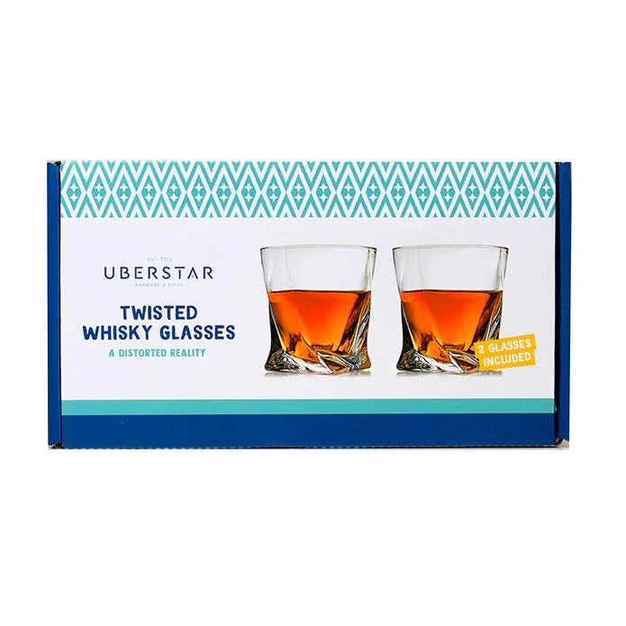 Twisted Whisky Glasses