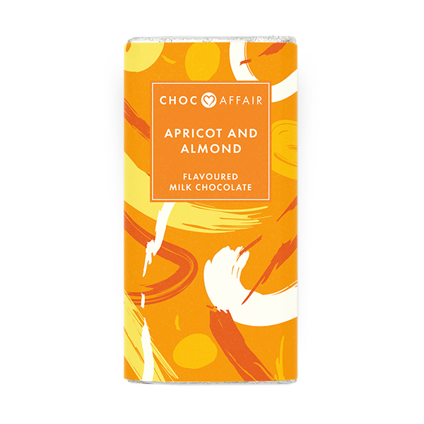 Choc Affair Apricot & Almond Milk Chocolate Bar