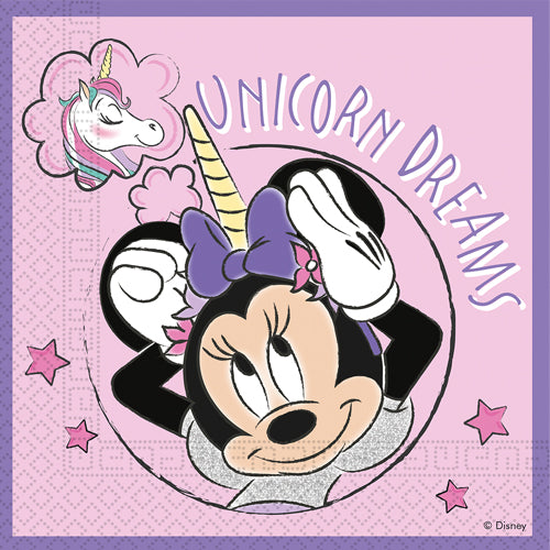 Minnie Mouse Unicorn Dreams Napkins