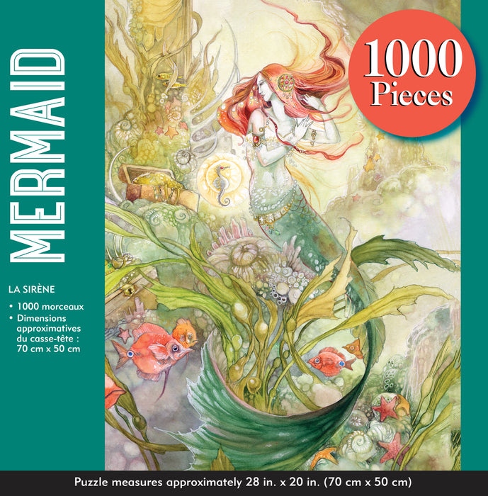 Peter Pauper Press Mermaid 1000pc Jigsaw Puzzle