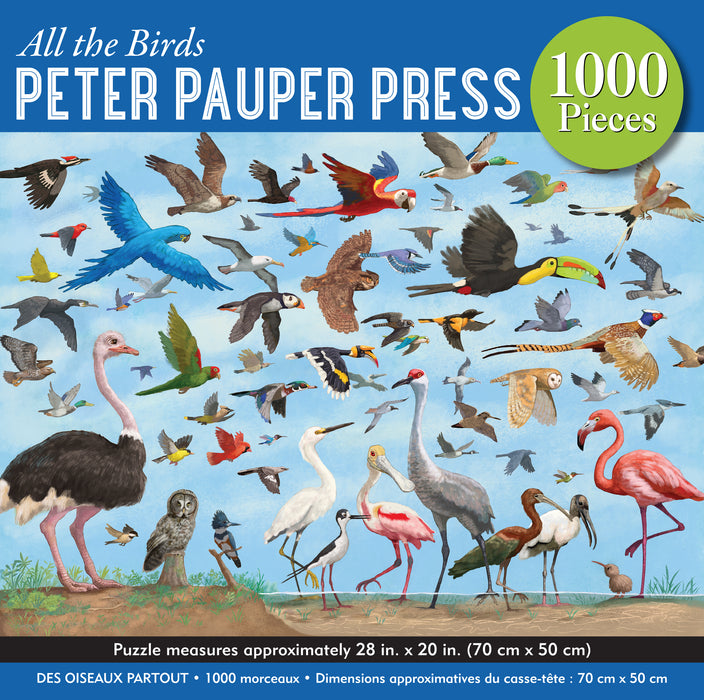 Peter Pauper Press All the Birds 1000pc Jigsaw Puzzle