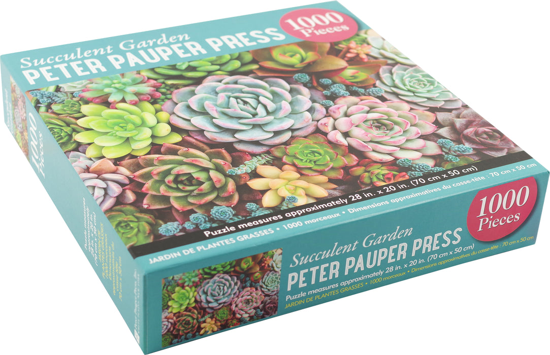 Peter Pauper Press Succulent Garden 1000pc Jigsaw Puzzle
