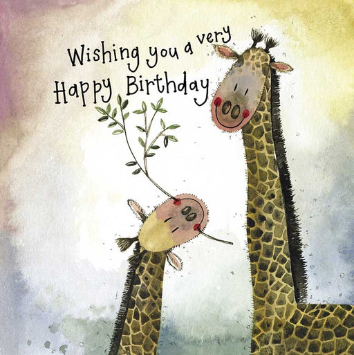 Alex Clark Starlight Giraffes Birthday Card - Maple Stores