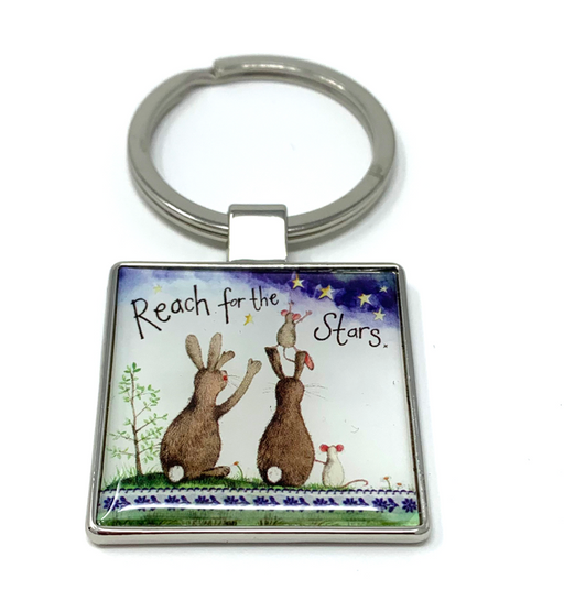 Alex Clark Reach for the stars keyring - Maple Stores