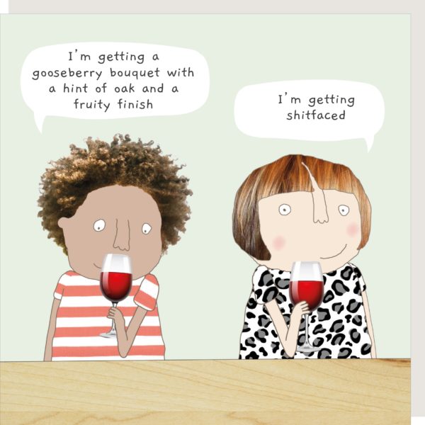 Rosie Made A Thing Card - Wine Tasting